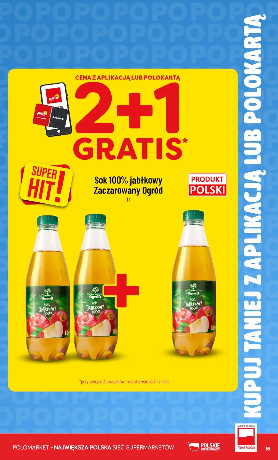 gazetka promocyjna POLOmarket Taniej z APKĄ lub KARTĄ - Strona 15