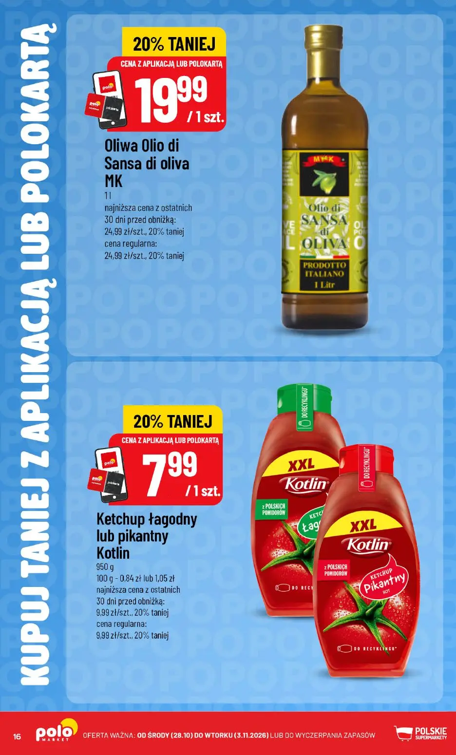 gazetka promocyjna POLOmarket Taniej z APKĄ lub KARTĄ - Strona 16