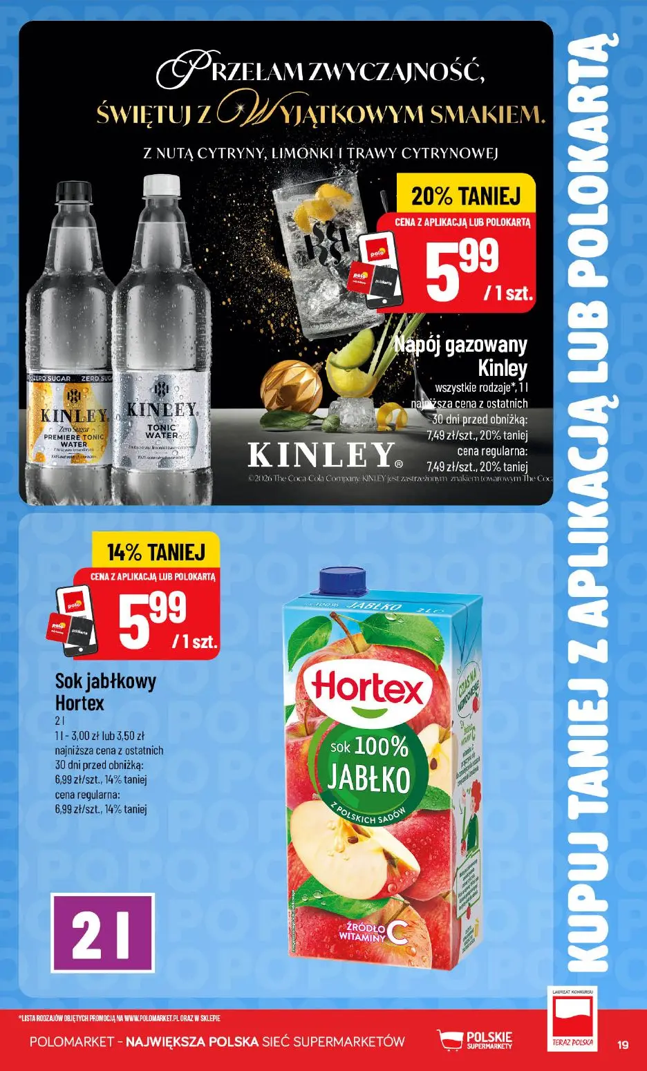 gazetka promocyjna POLOmarket Taniej z APKĄ lub KARTĄ - Strona 19