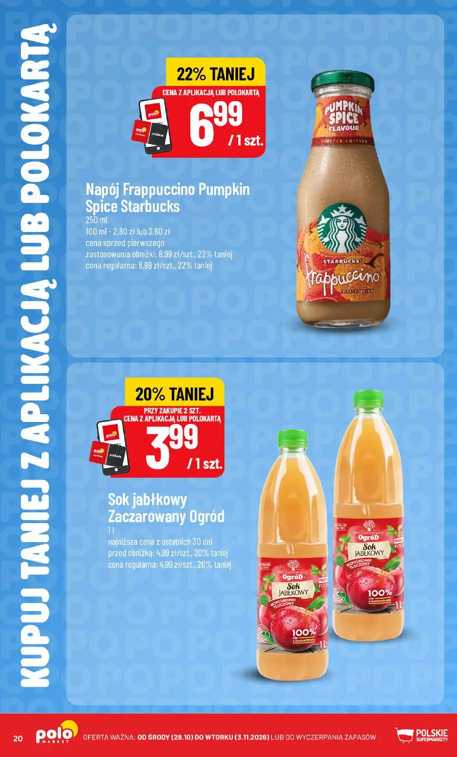 gazetka promocyjna POLOmarket Taniej z APKĄ lub KARTĄ - Strona 20