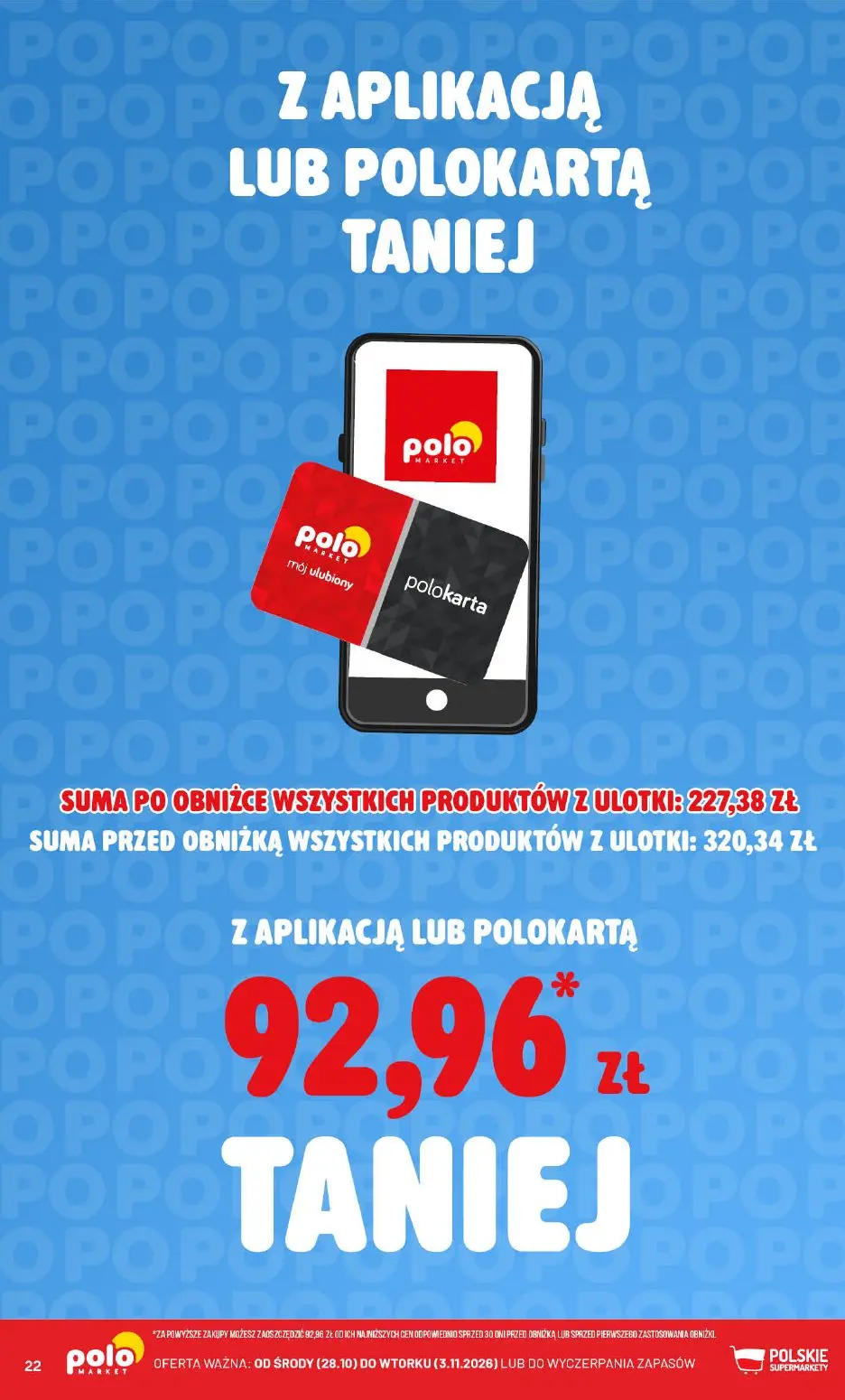 gazetka promocyjna POLOmarket Taniej z APKĄ lub KARTĄ - Strona 22