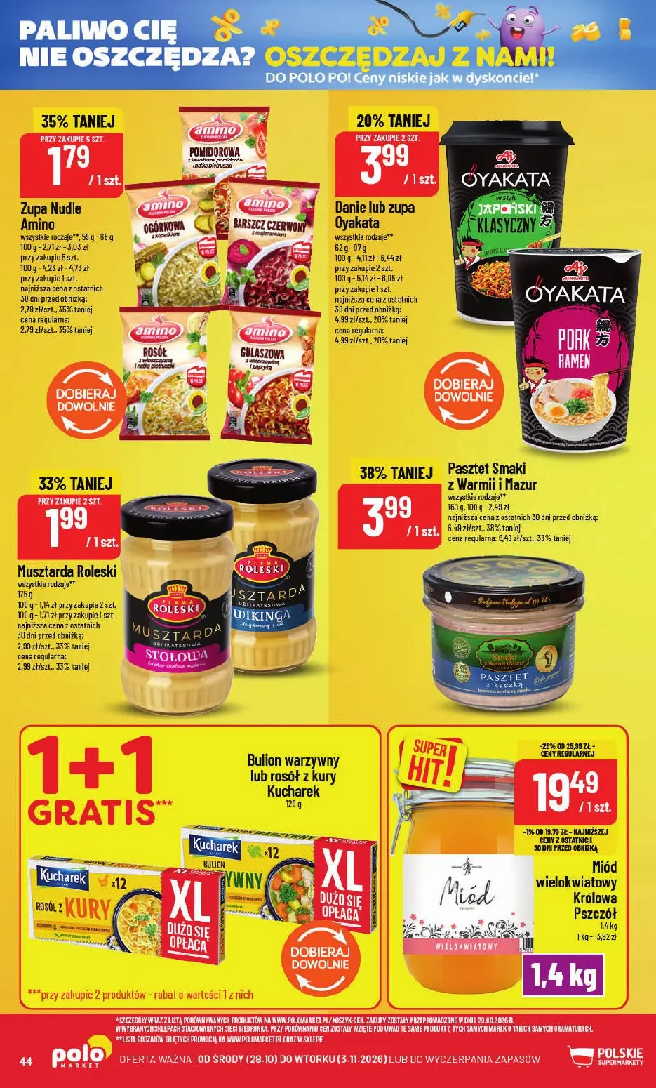gazetka promocyjna POLOmarket Oszczędzaj z Nami! - Strona 44