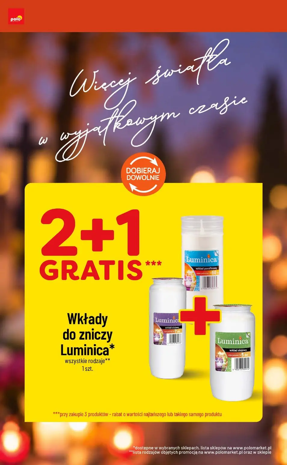 gazetka promocyjna POLOmarket Znicze, wkłady i nie tylko 🕯️ - Strona 2