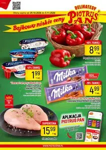 Gazetka promocyjna Delikatesy Piotruś Pan, ważna od 2026-10-29 do 2026-11-03.