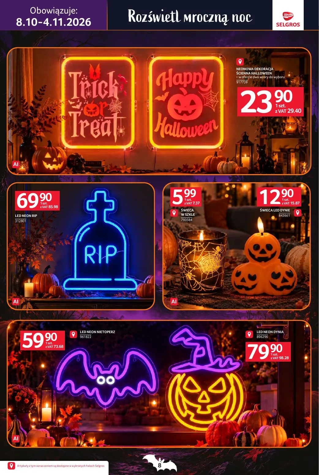 gazetka promocyjna SELGROS Katalog Halloween - Strona 8