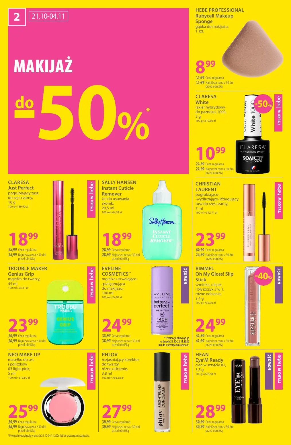 gazetka promocyjna hebe Zawsze w niskiej cenie - Strona 2