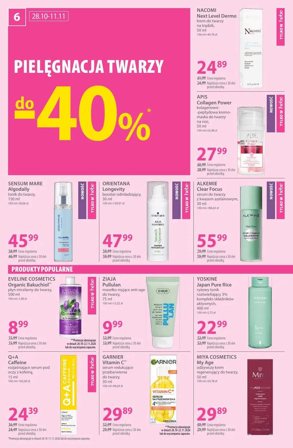 gazetka promocyjna hebe Zawsze w niskiej cenie - Strona 6