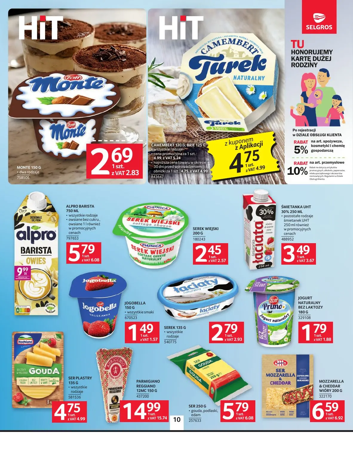 gazetka promocyjna SELGROS Oferta spożywcza - Strona 10