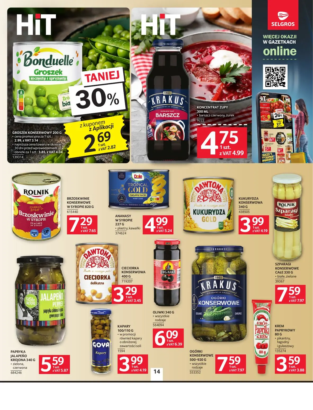 gazetka promocyjna SELGROS Oferta spożywcza - Strona 14