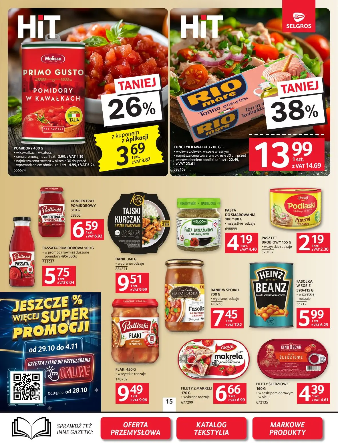 gazetka promocyjna SELGROS Oferta spożywcza - Strona 15
