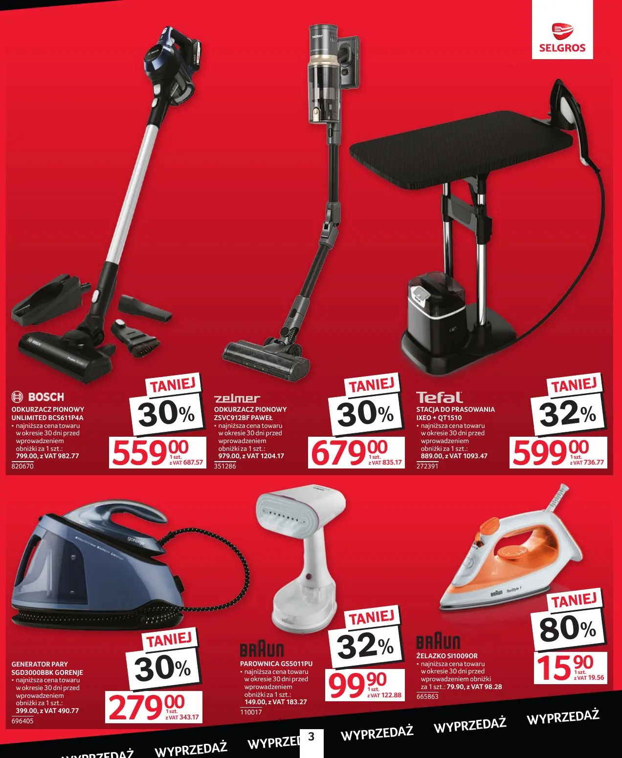 gazetka promocyjna SELGROS Oferta wyprzedażowa - Strona 3