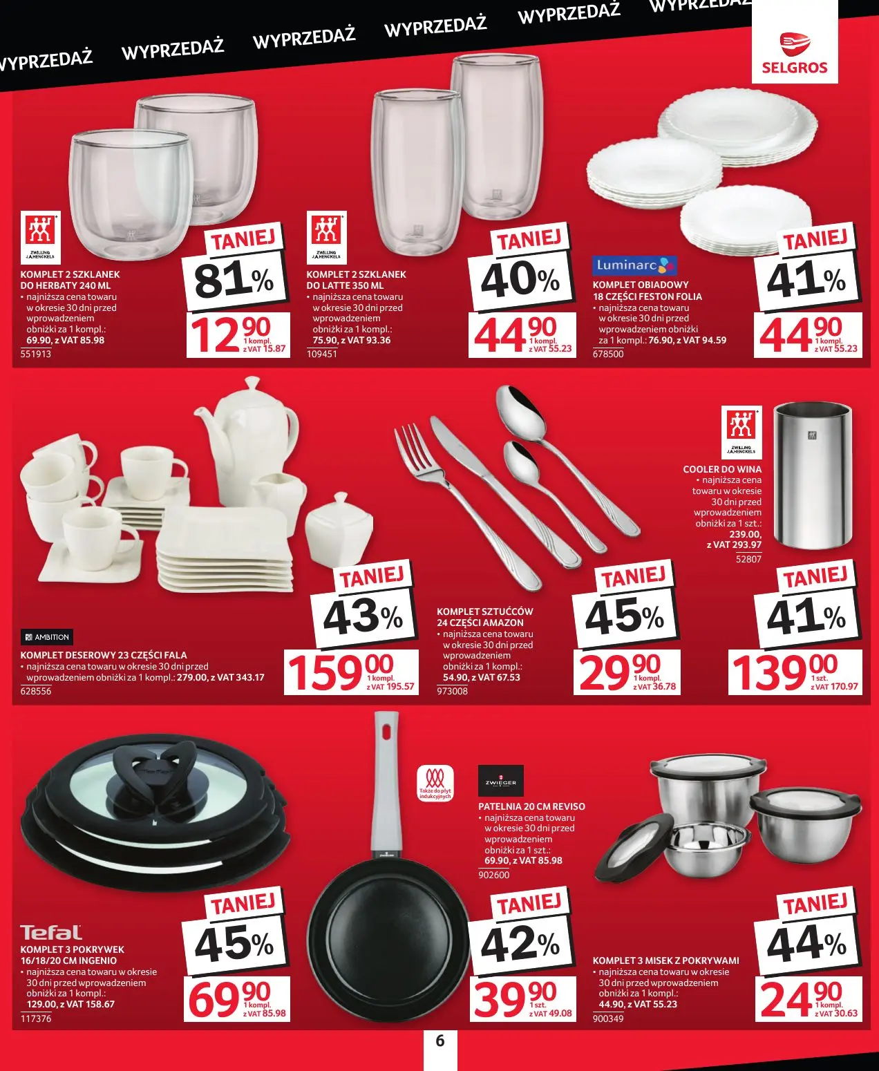 gazetka promocyjna SELGROS Oferta wyprzedażowa - Strona 6
