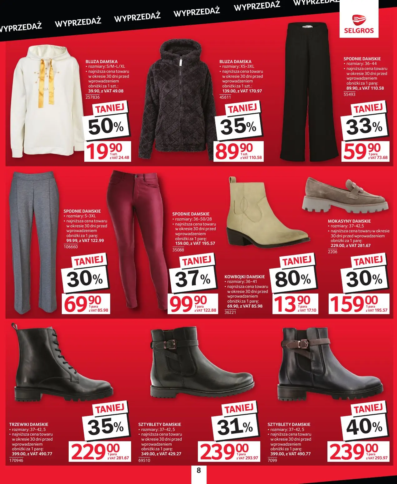 gazetka promocyjna SELGROS Oferta wyprzedażowa - Strona 8