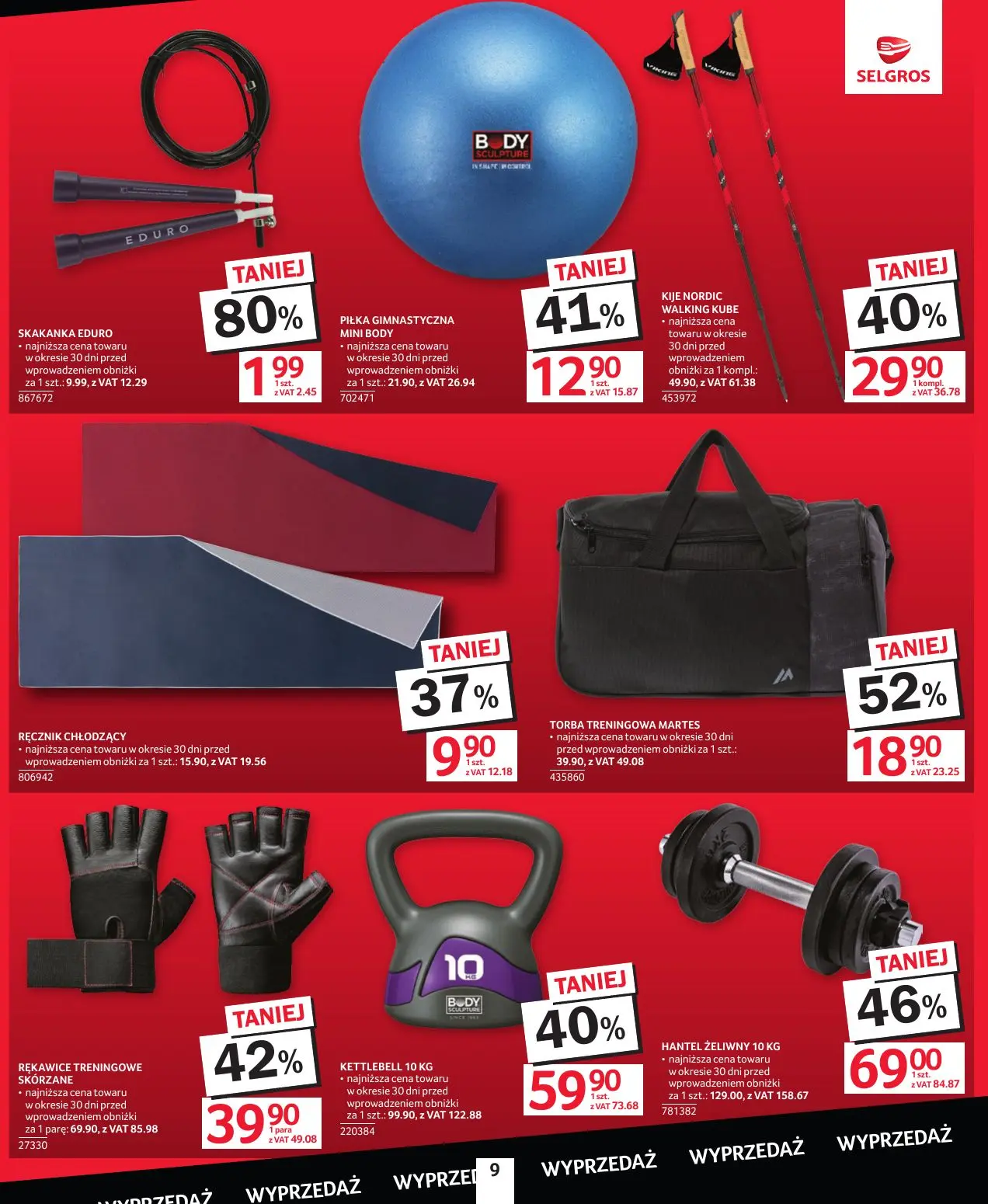 gazetka promocyjna SELGROS Oferta wyprzedażowa - Strona 9