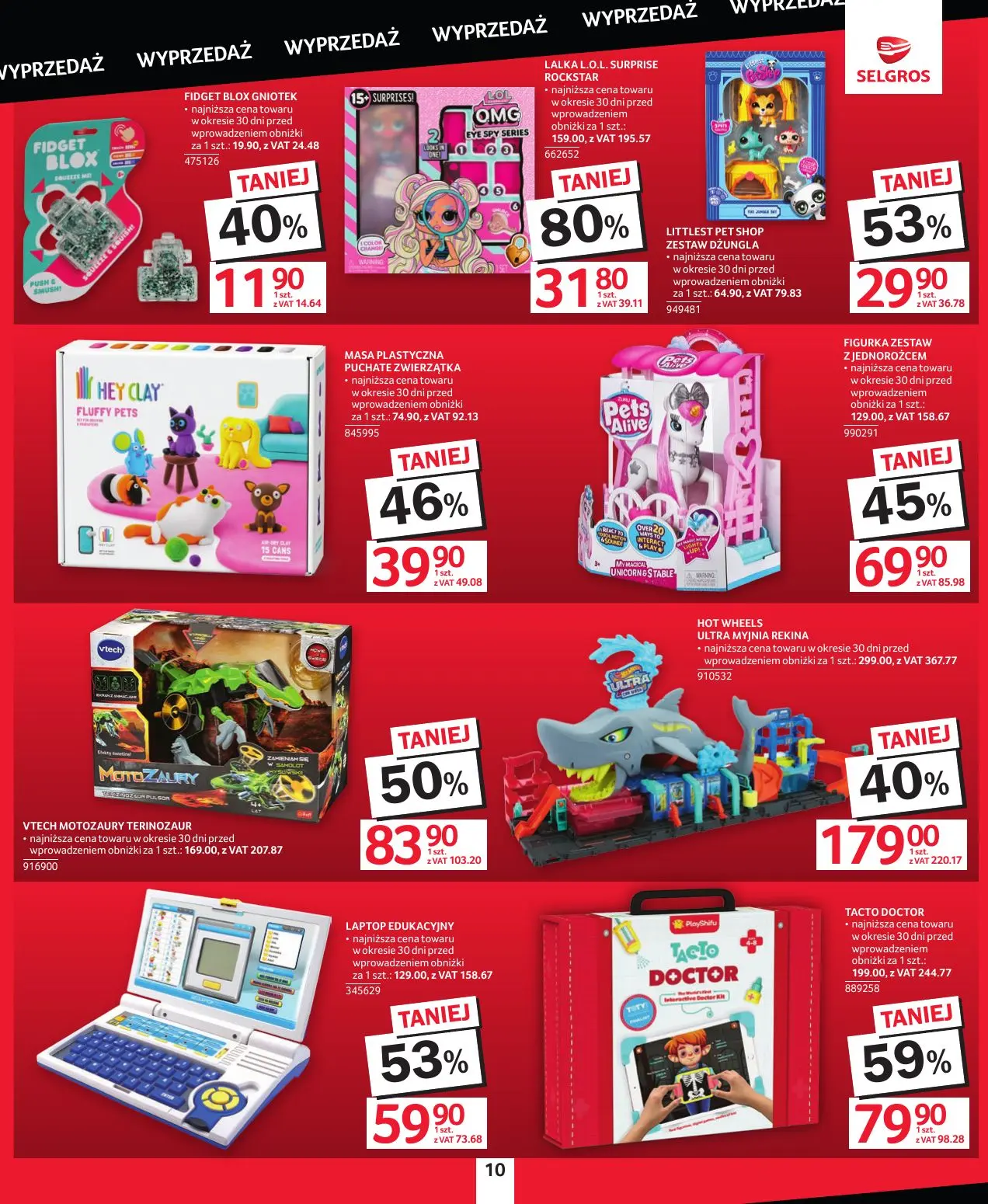 gazetka promocyjna SELGROS Oferta wyprzedażowa - Strona 10
