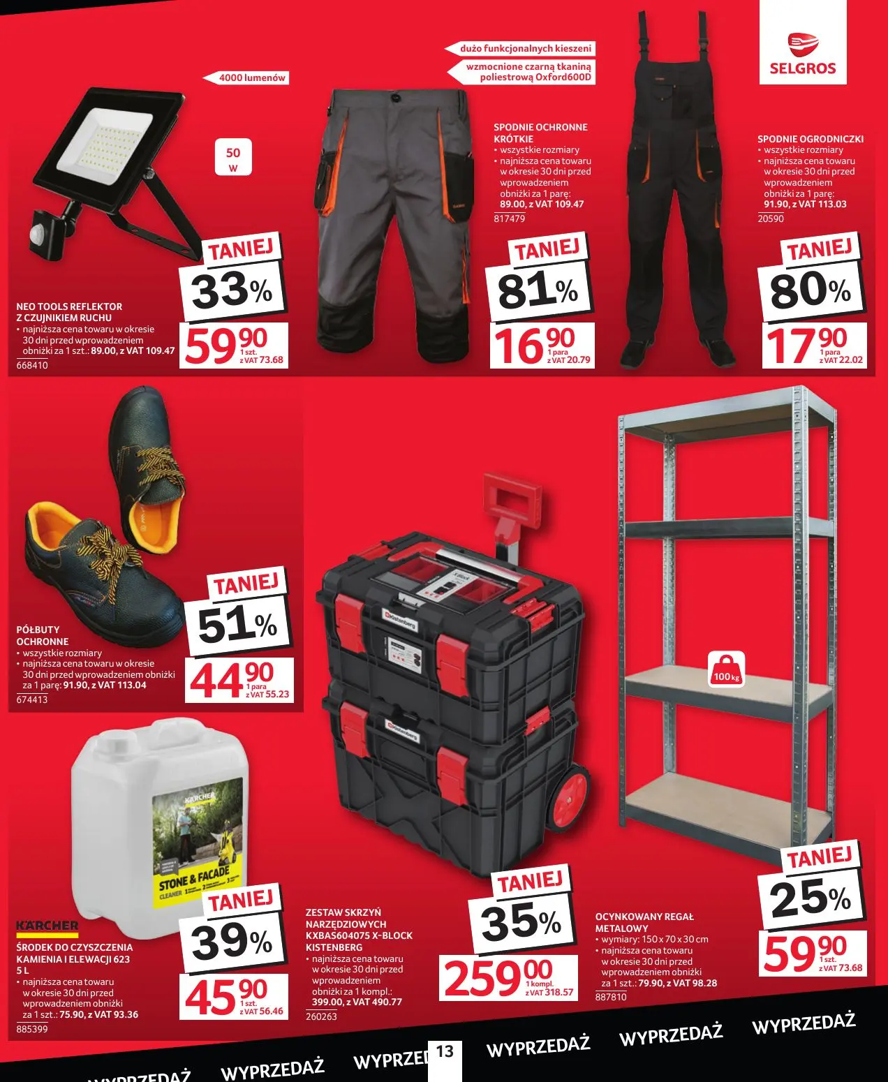 gazetka promocyjna SELGROS Oferta wyprzedażowa - Strona 13