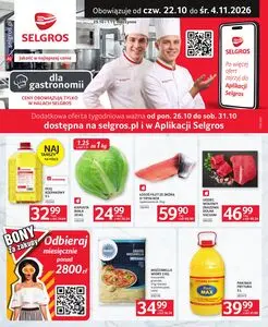 Gazetka promocyjna SELGROS, ważna od 2026-10-22 do 2026-11-04.