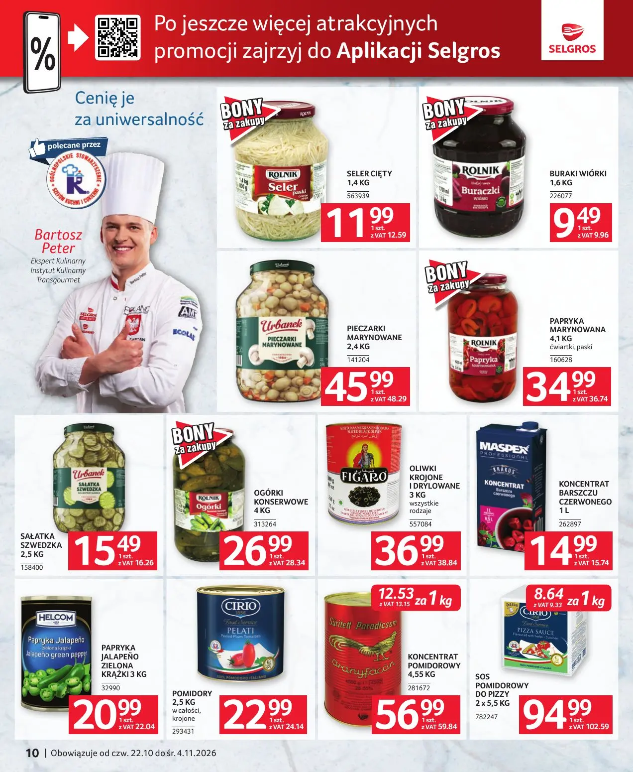 gazetka promocyjna SELGROS Oferta gastronomiczna - Strona 10