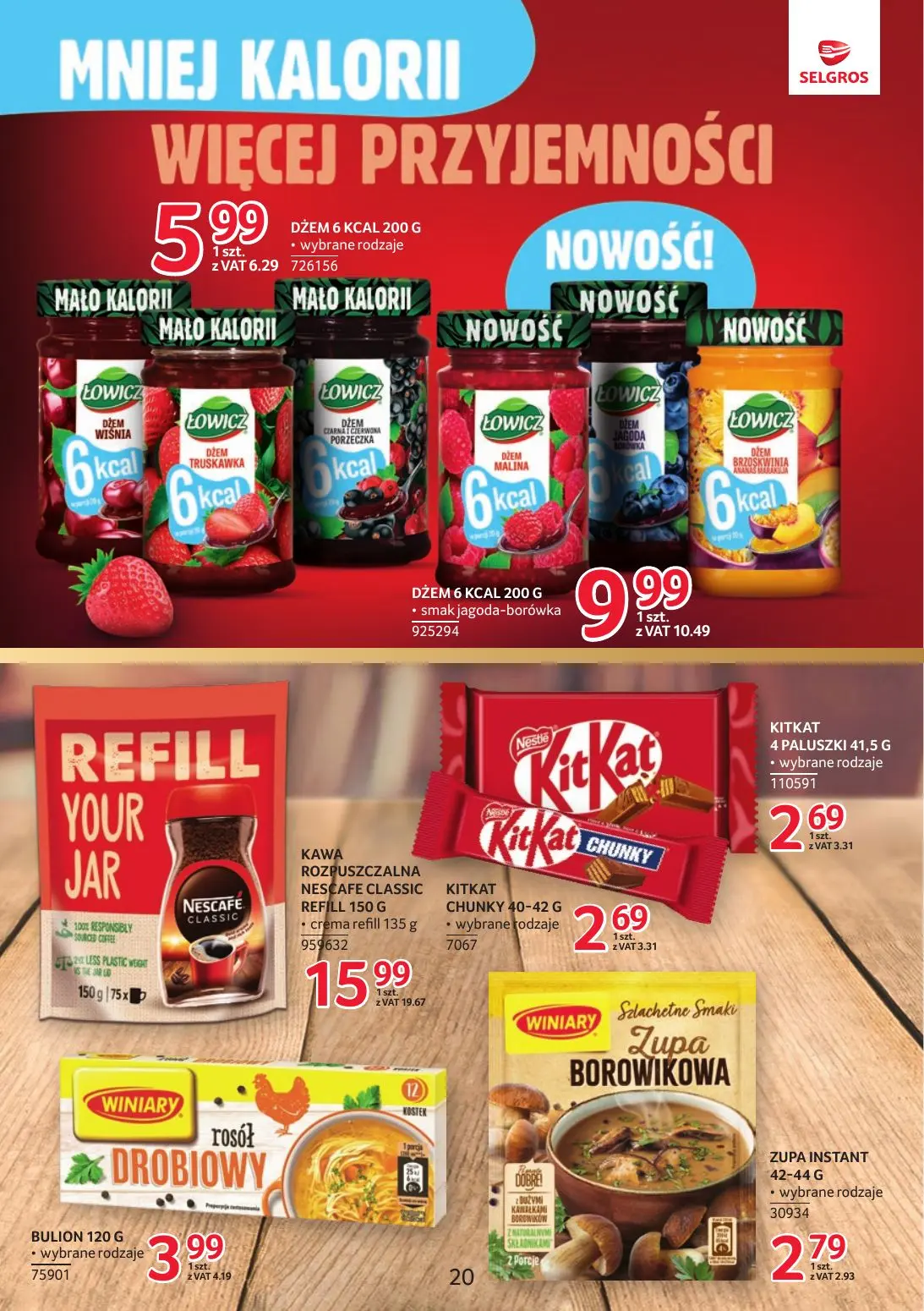 gazetka promocyjna SELGROS Katalog Markowe produkty - Strona 20