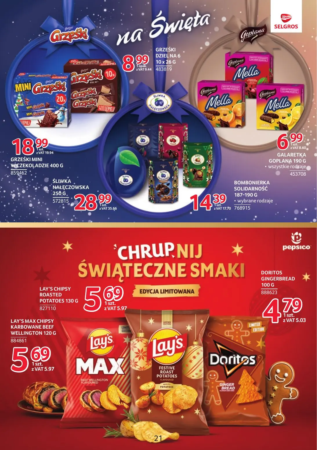 gazetka promocyjna SELGROS Katalog Markowe produkty - Strona 21