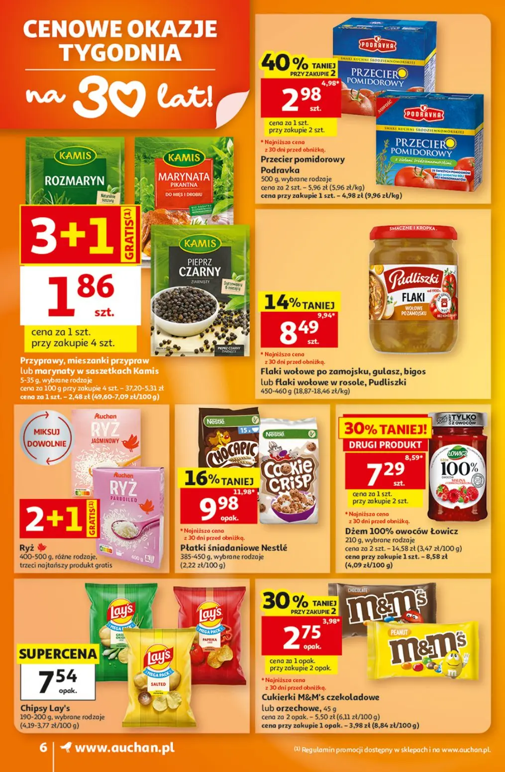 gazetka promocyjna Auchan Supermarket Orły oszczędzania - Strona 6