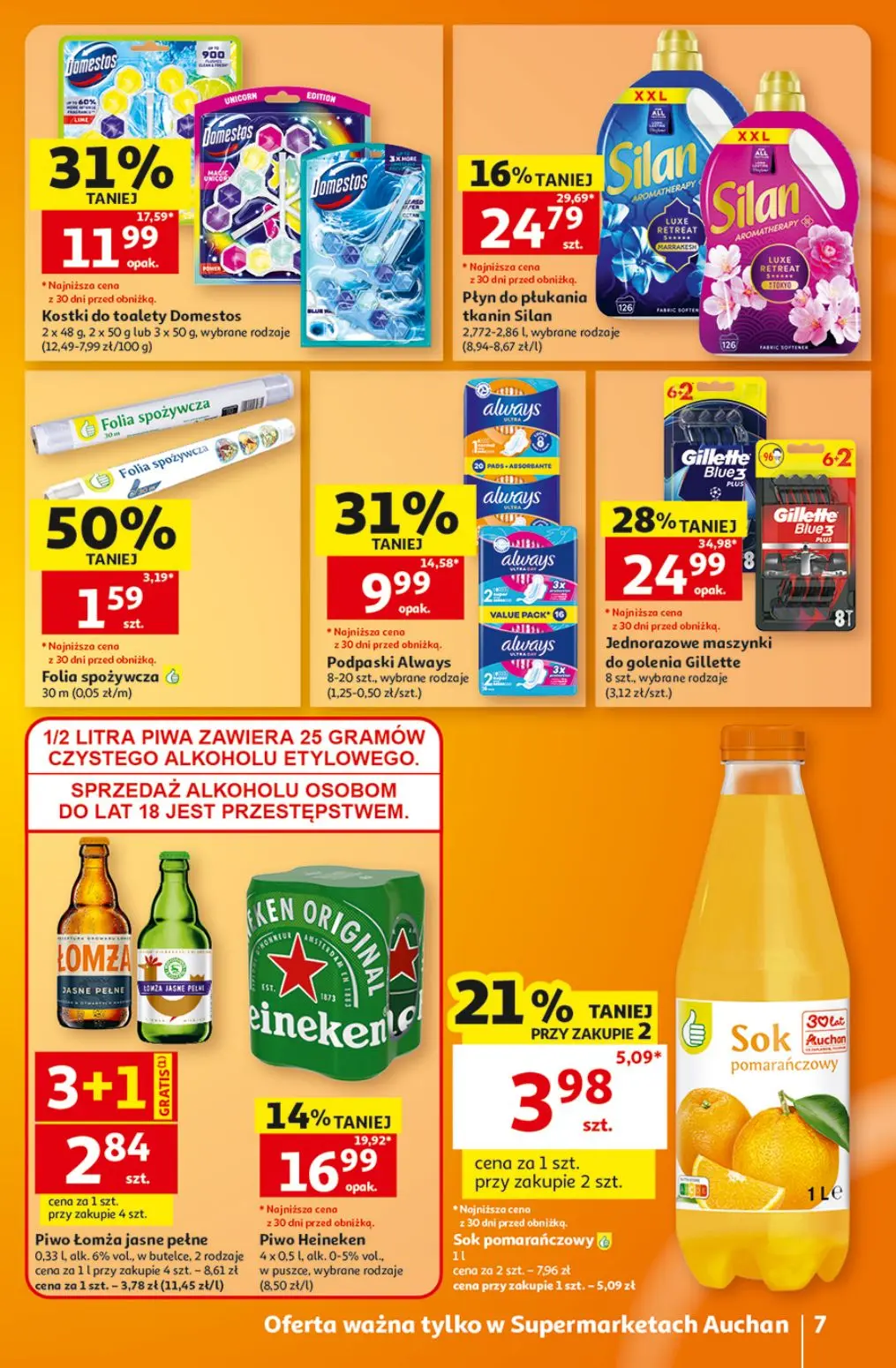 gazetka promocyjna Auchan Supermarket Orły oszczędzania - Strona 7