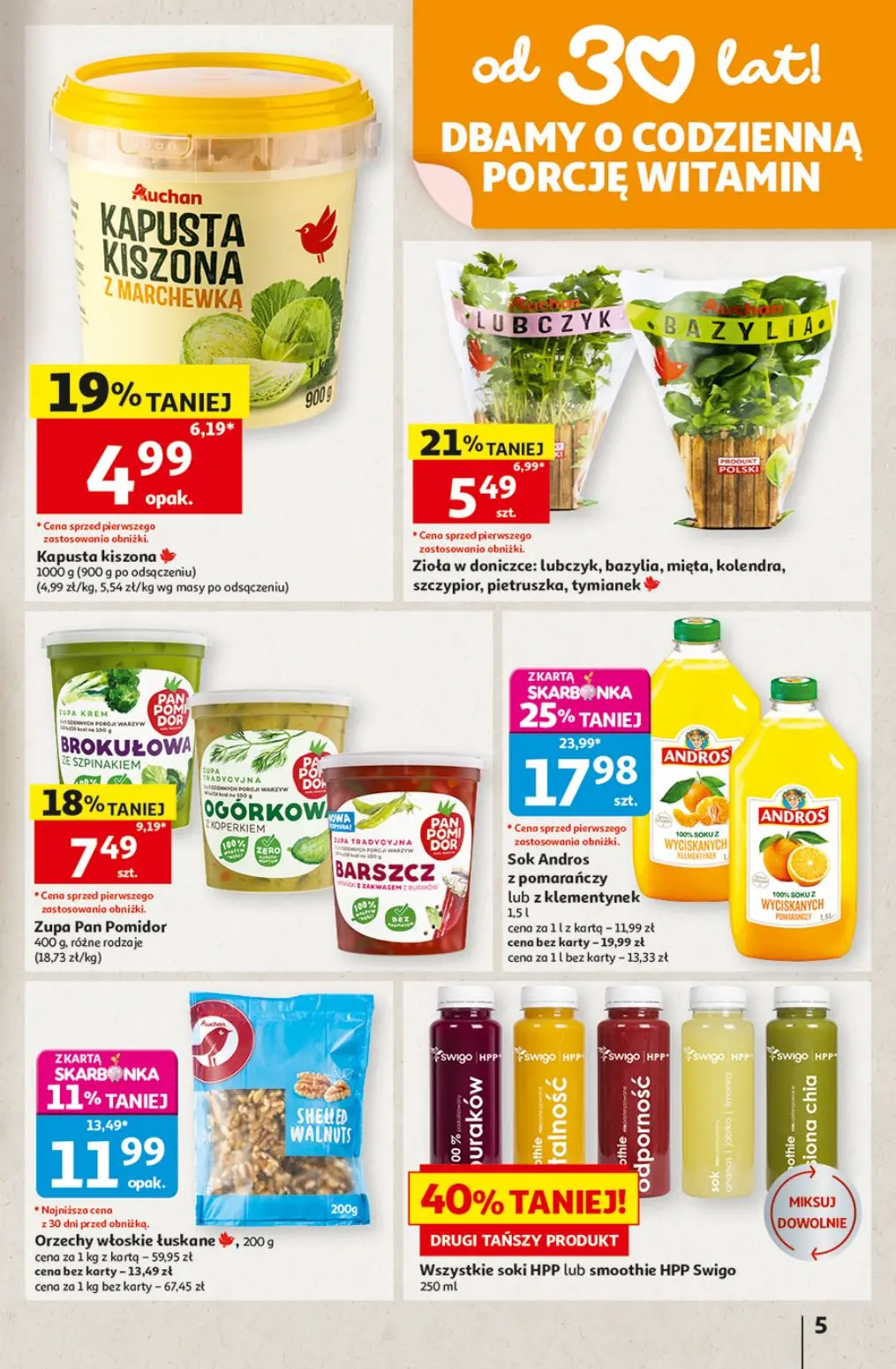 gazetka promocyjna Auchan Orły oszczędzania - Strona 5