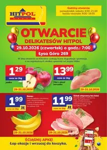 Gazetka promocyjna Hitpol, ważna od 2026-10-29 do 2026-11-04.