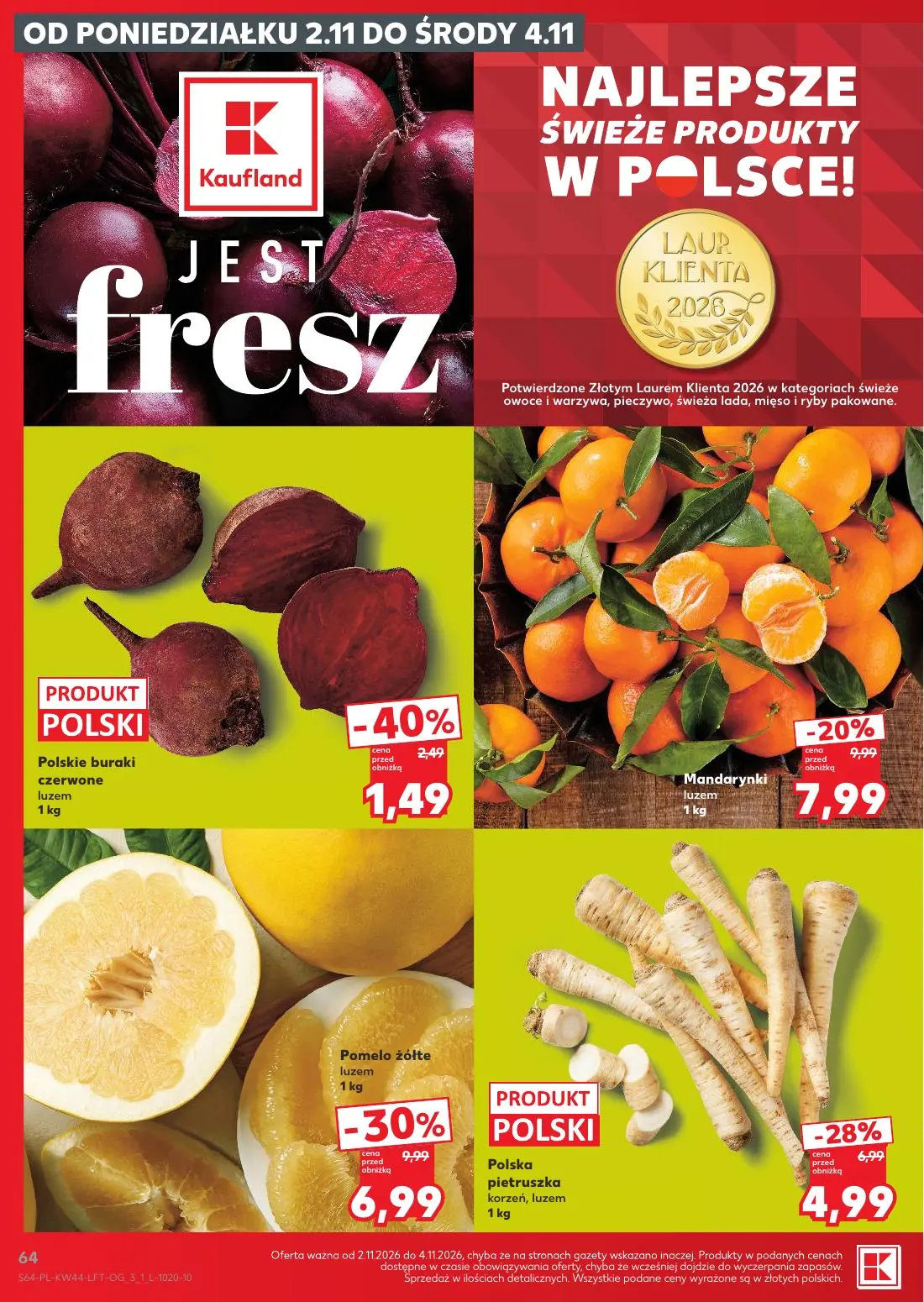 gazetka promocyjna Kaufland Jest fresz - Strona 64