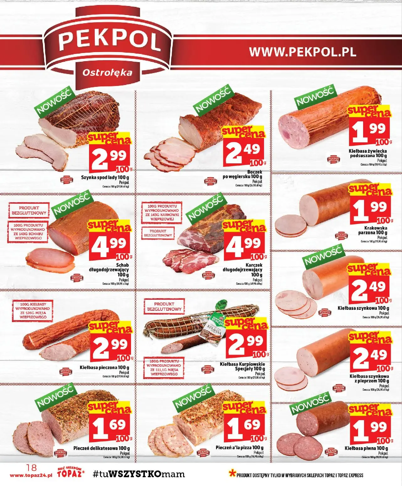 gazetka promocyjna Topaz Ogólna - Strona 18