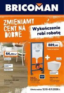 Gazetka promocyjna BRICOMAN, ważna od 2026-10-12 do 2026-11-08.