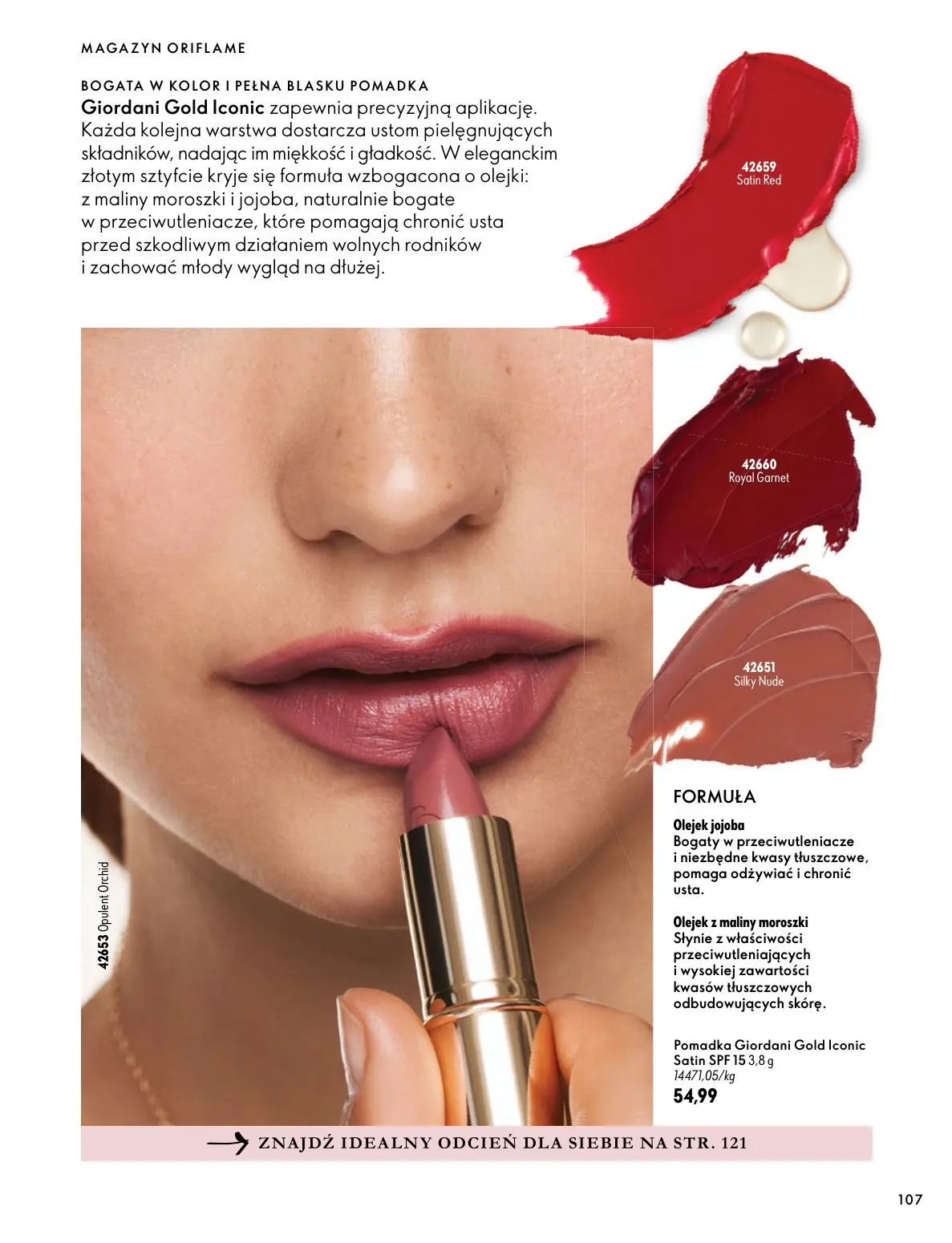 gazetka promocyjna ORIFLAME Twoja skóra w pełnej mocy - Strona 107
