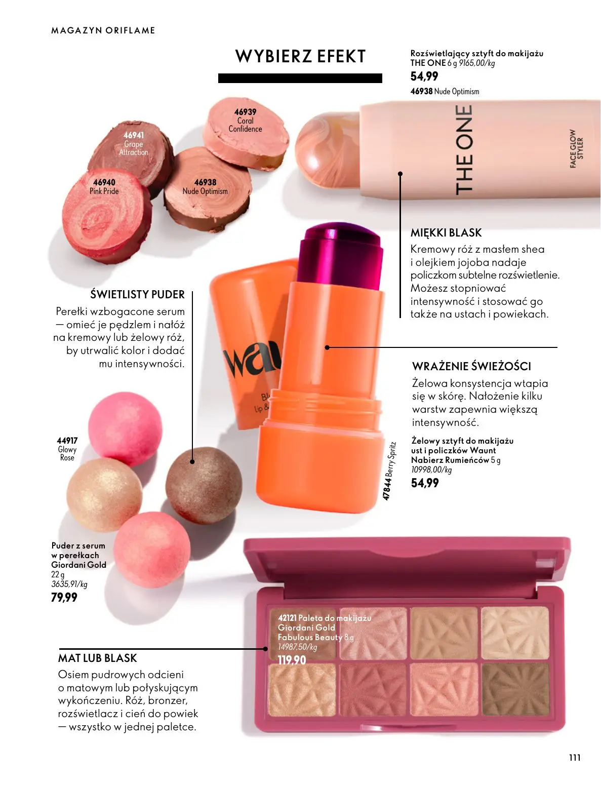 gazetka promocyjna ORIFLAME Twoja skóra w pełnej mocy - Strona 111