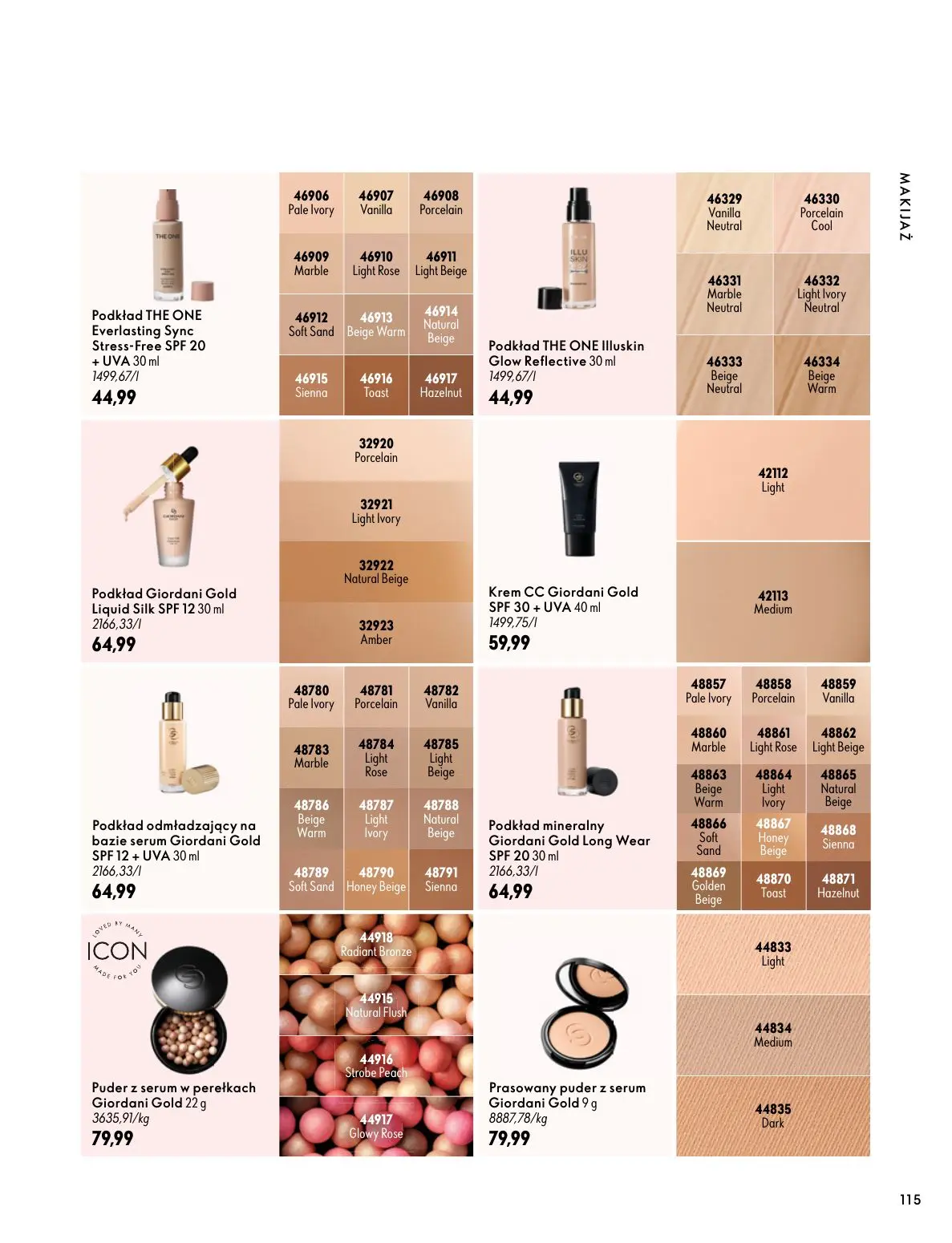 gazetka promocyjna ORIFLAME Twoja skóra w pełnej mocy - Strona 115
