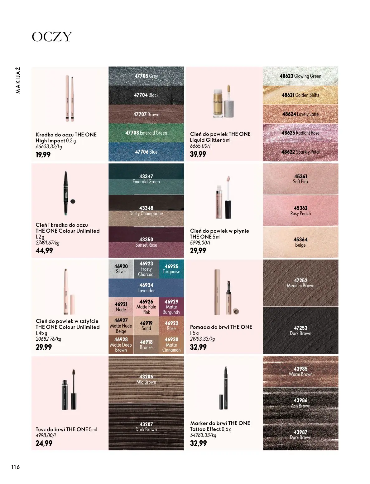 gazetka promocyjna ORIFLAME Twoja skóra w pełnej mocy - Strona 116