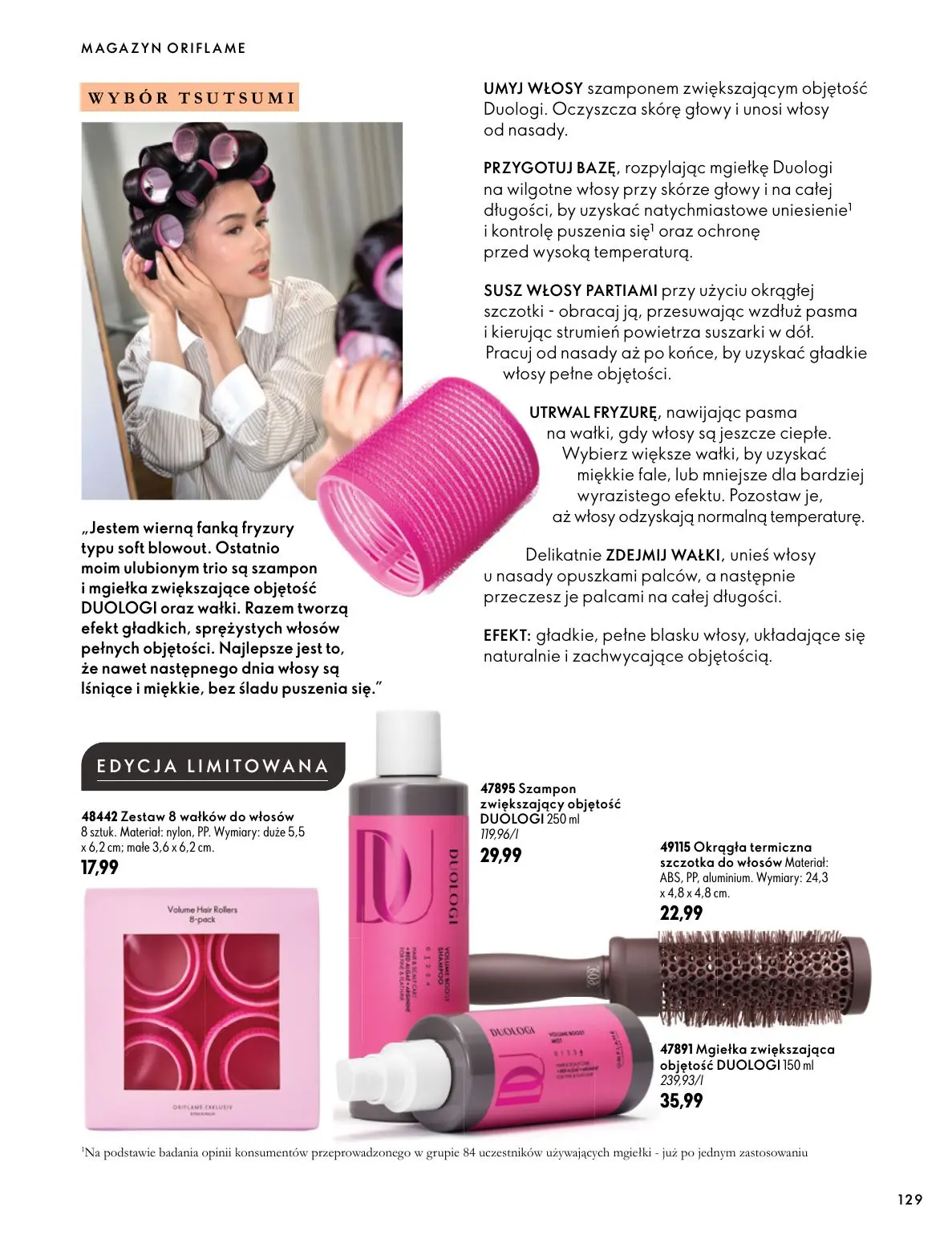 gazetka promocyjna ORIFLAME Twoja skóra w pełnej mocy - Strona 129