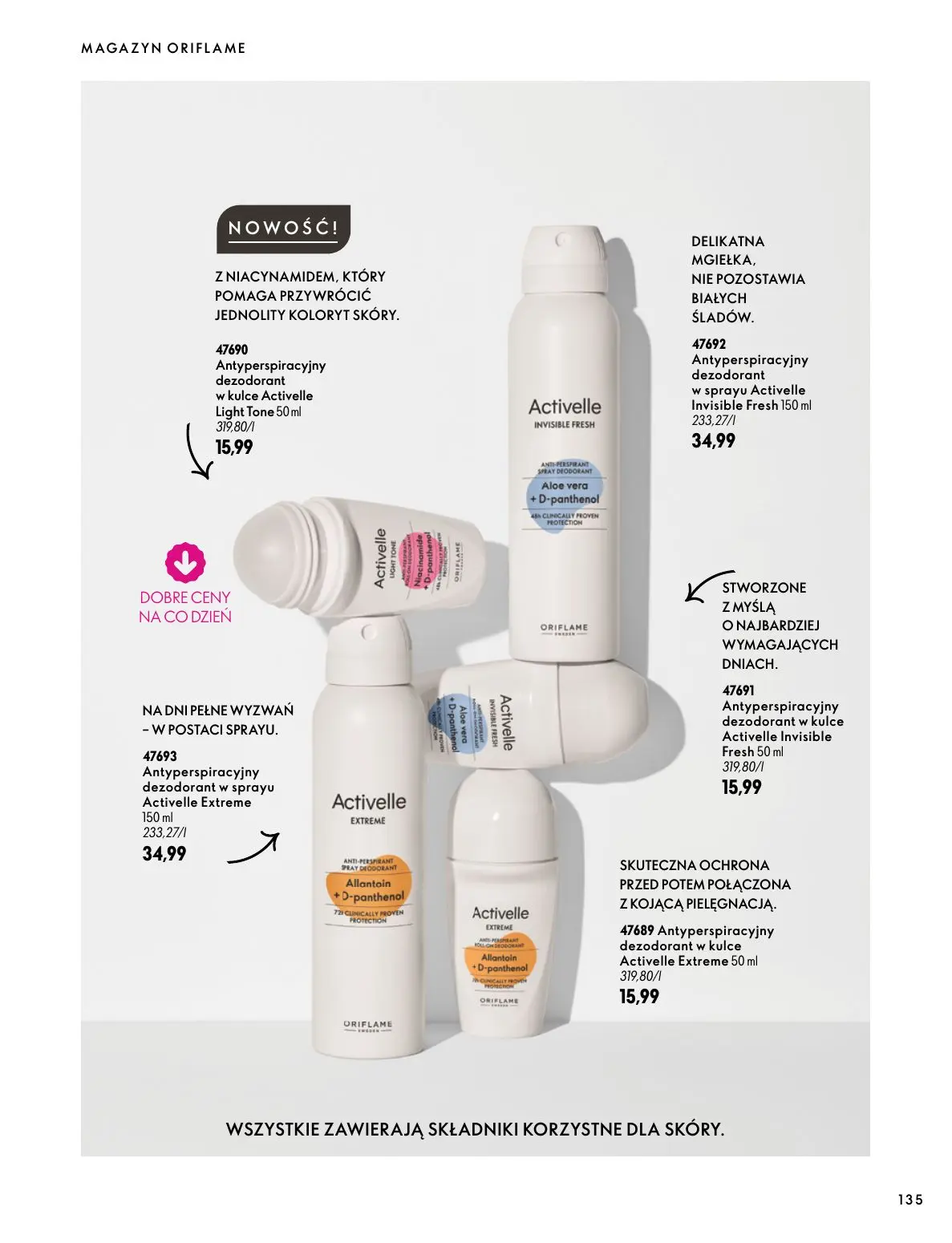 gazetka promocyjna ORIFLAME Twoja skóra w pełnej mocy - Strona 135