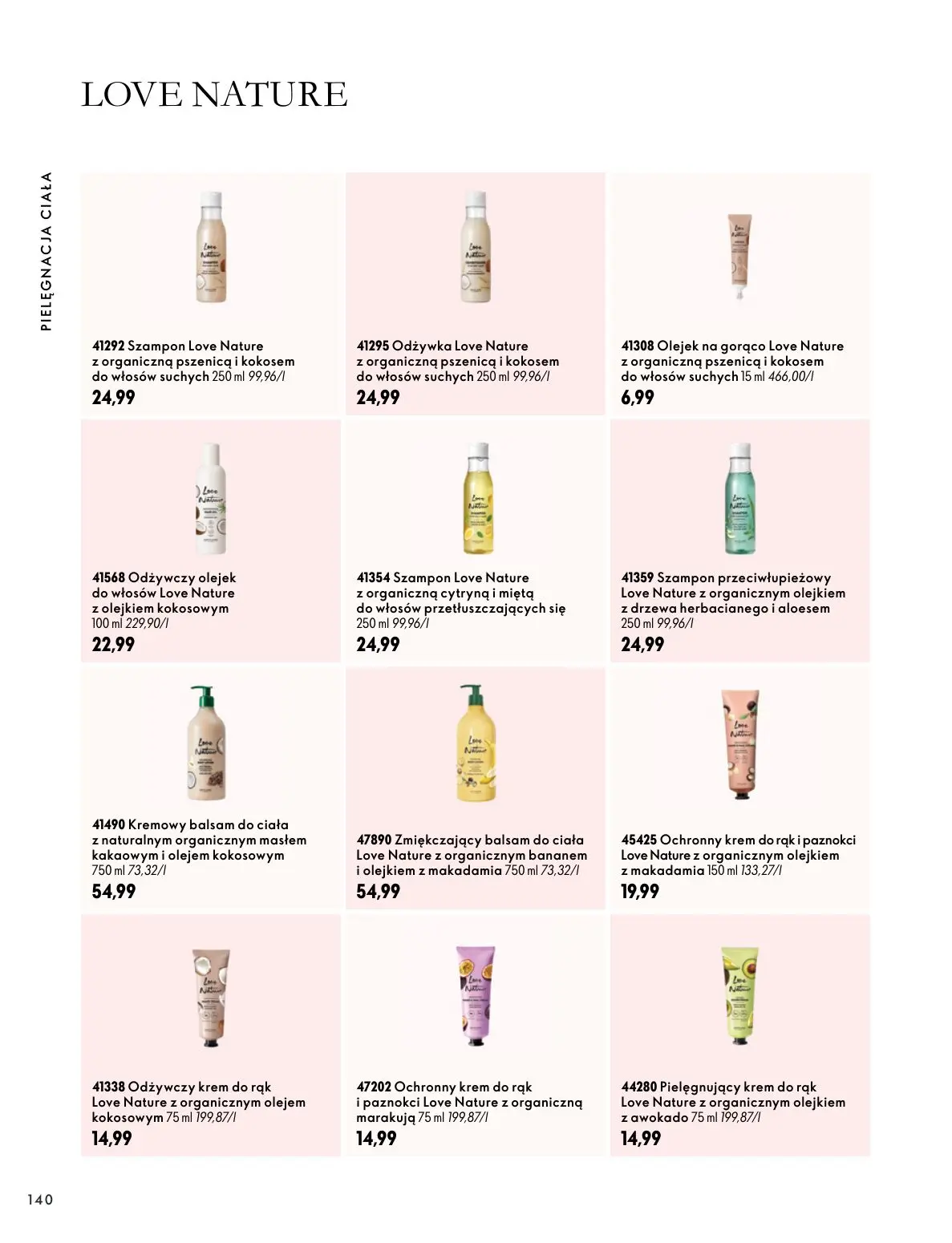 gazetka promocyjna ORIFLAME Twoja skóra w pełnej mocy - Strona 140