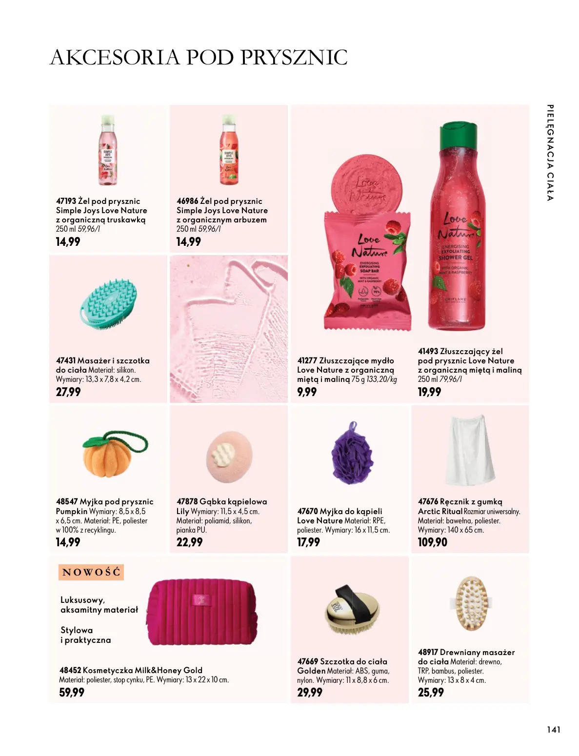 gazetka promocyjna ORIFLAME Twoja skóra w pełnej mocy - Strona 141