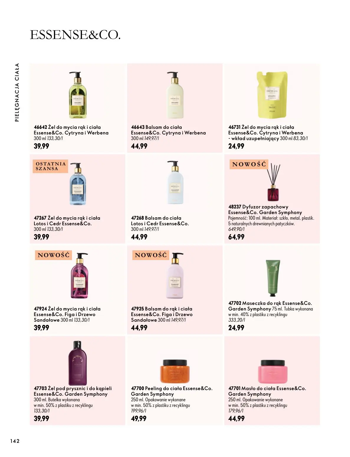 gazetka promocyjna ORIFLAME Twoja skóra w pełnej mocy - Strona 142