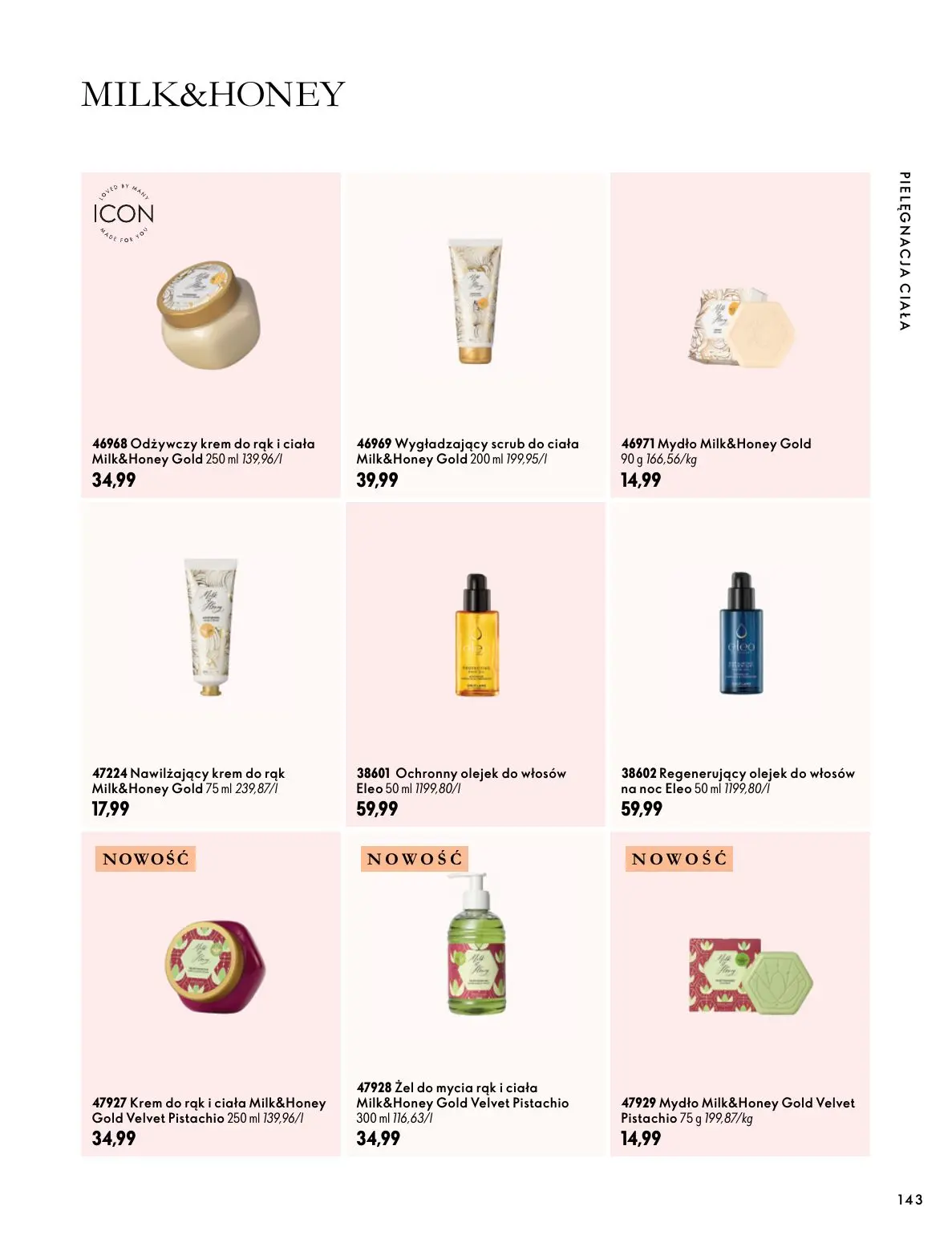gazetka promocyjna ORIFLAME Twoja skóra w pełnej mocy - Strona 143