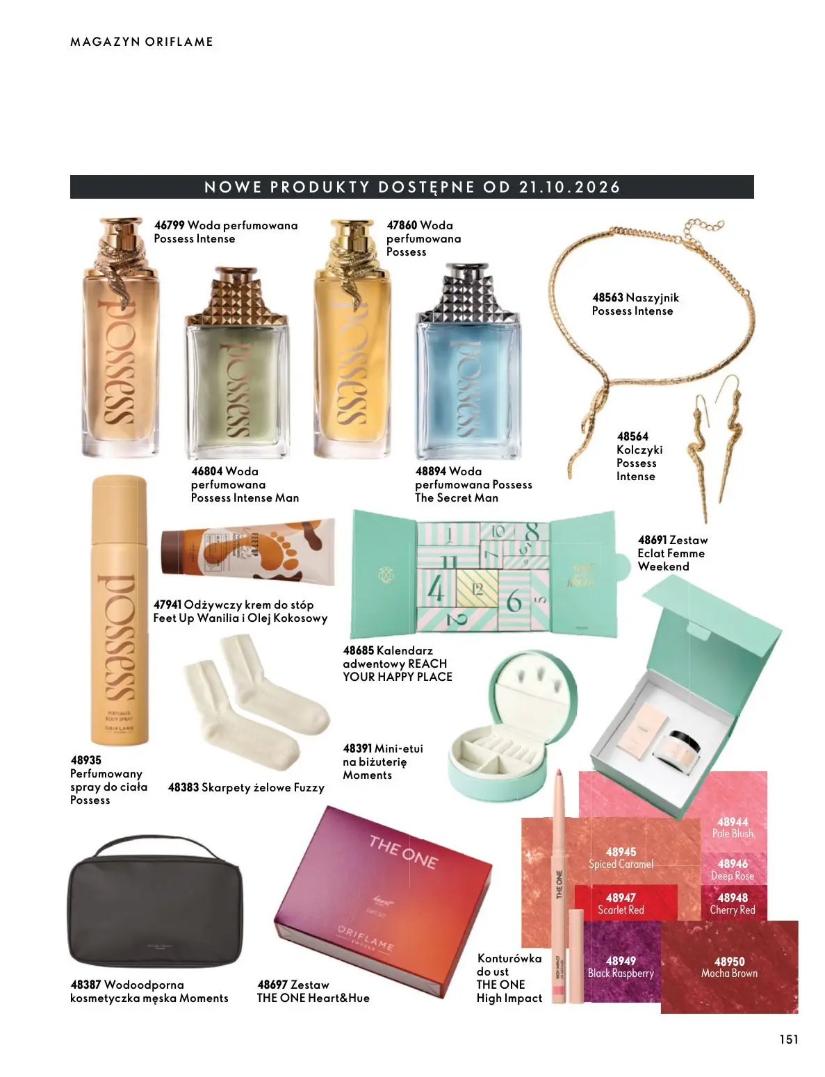 gazetka promocyjna ORIFLAME Twoja skóra w pełnej mocy - Strona 151