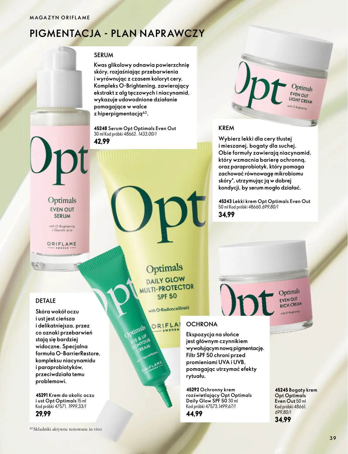 gazetka promocyjna ORIFLAME Twoja skóra w pełnej mocy - Strona 39
