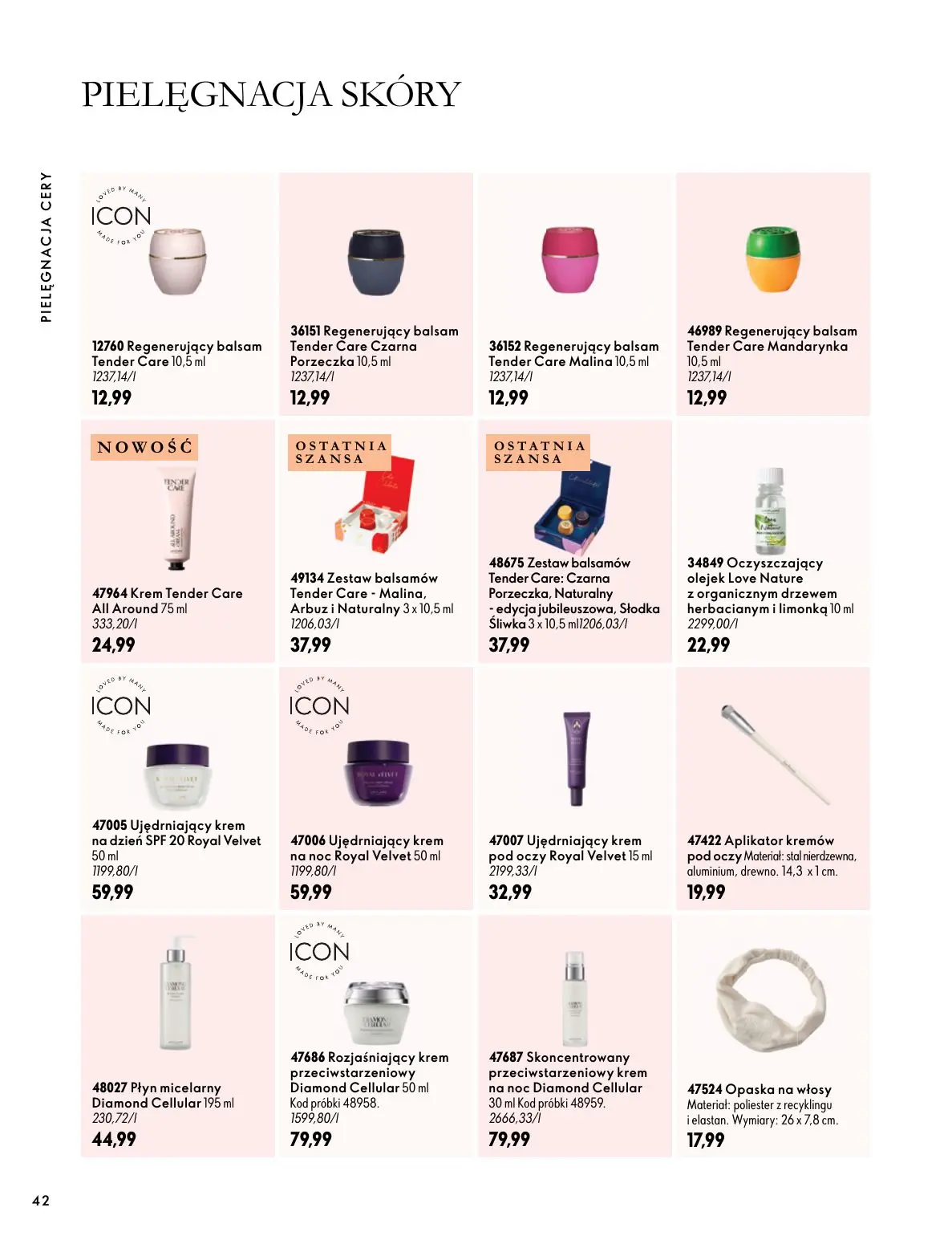 gazetka promocyjna ORIFLAME Twoja skóra w pełnej mocy - Strona 42