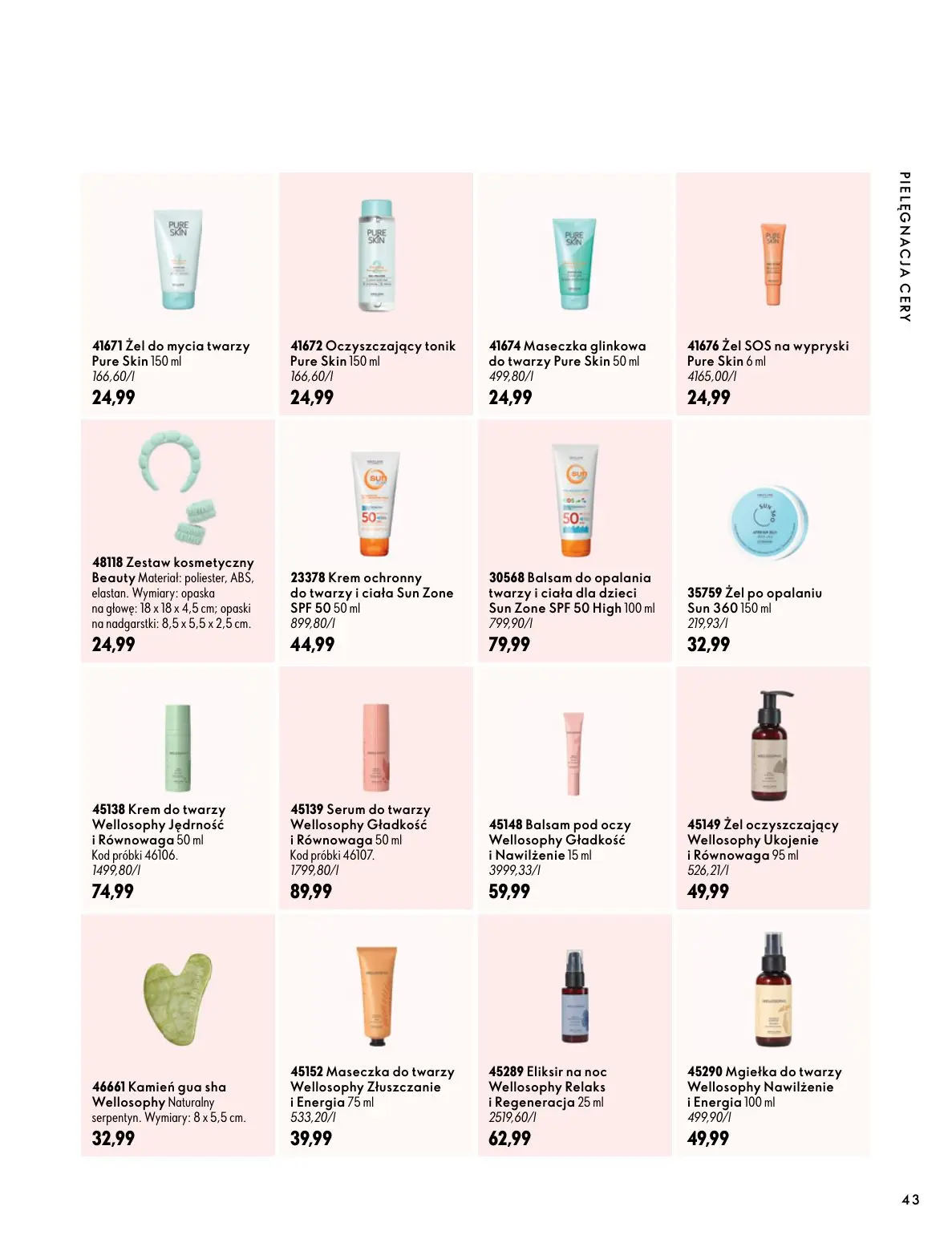 gazetka promocyjna ORIFLAME Twoja skóra w pełnej mocy - Strona 43