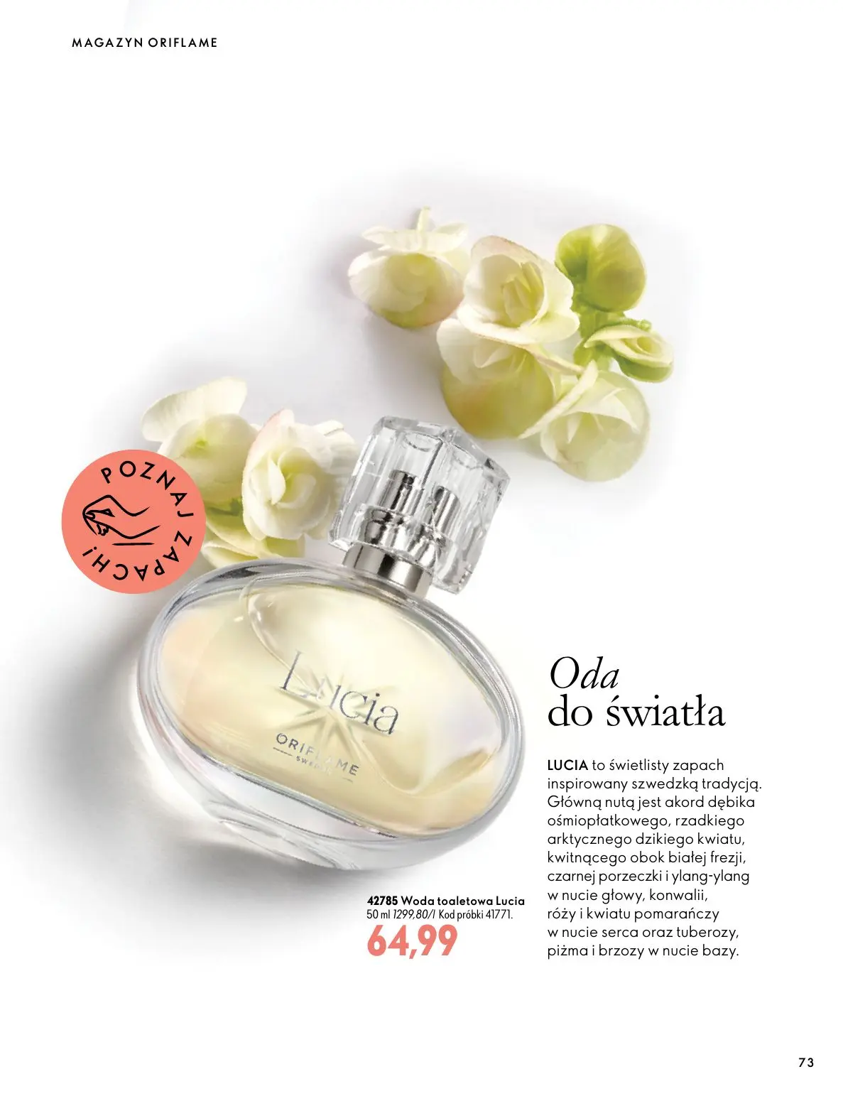 gazetka promocyjna ORIFLAME Twoja skóra w pełnej mocy - Strona 73