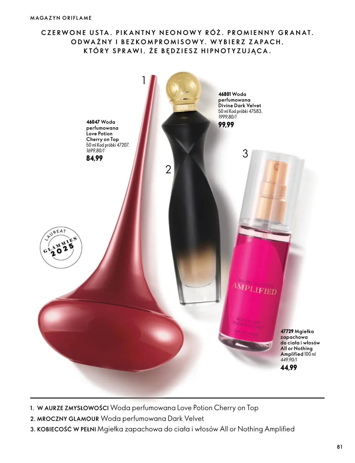 gazetka promocyjna ORIFLAME Twoja skóra w pełnej mocy - Strona 81
