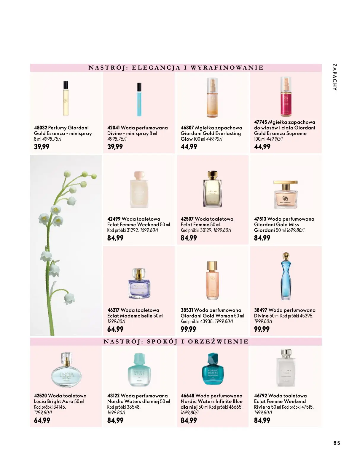 gazetka promocyjna ORIFLAME Twoja skóra w pełnej mocy - Strona 85