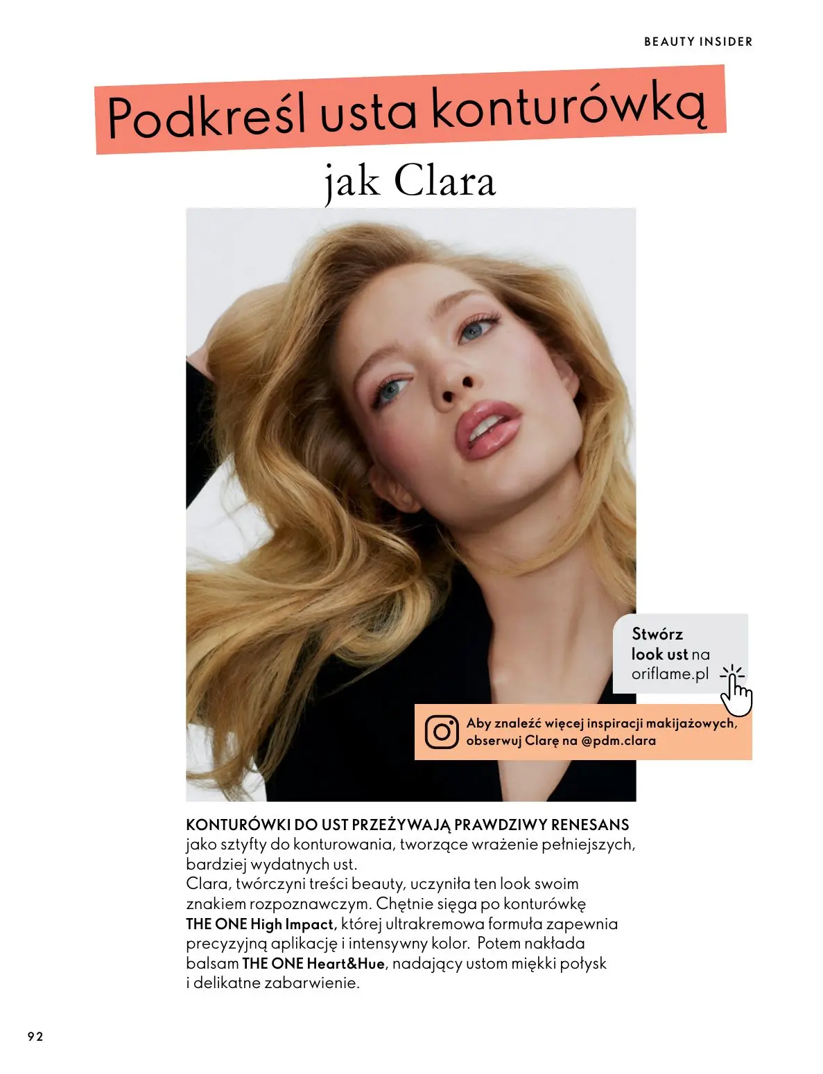 gazetka promocyjna ORIFLAME Twoja skóra w pełnej mocy - Strona 92
