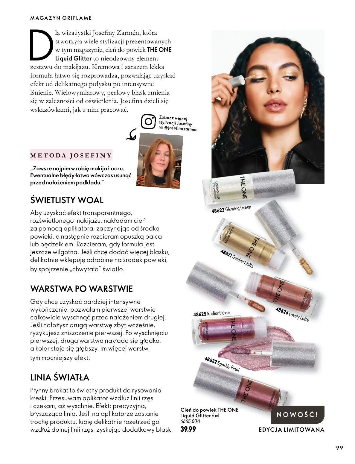 gazetka promocyjna ORIFLAME Twoja skóra w pełnej mocy - Strona 99